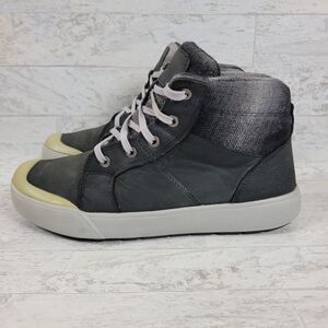 KEEN Elena Boots Women's Size 9 Pewter Gray Mid Top Waterproof Lace Up Shoes